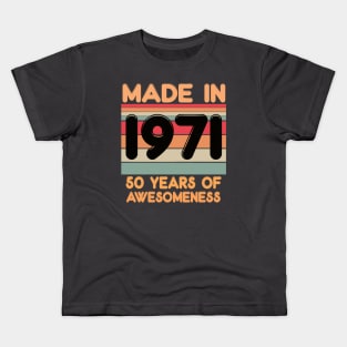 Made In 1971 Kids T-Shirt